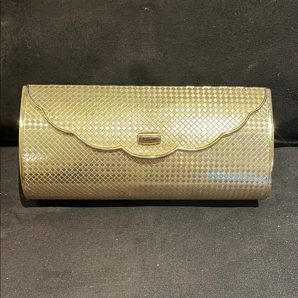 Vintage Gold Clutch Bag
